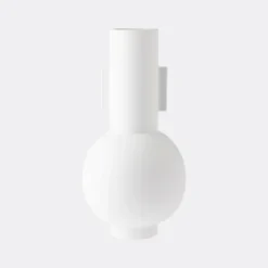 HKliving Large White Matt Vase